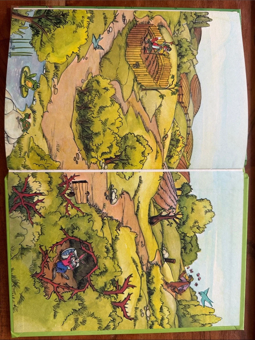 VTG 1973 Disney Brer Rabbit and His Friends Wonderful World of Reading New Mint